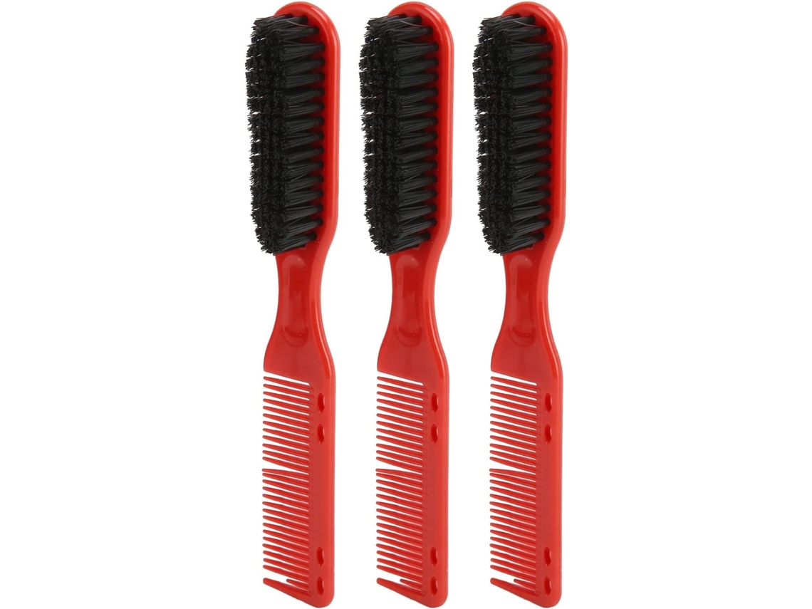 Conjunto De 3 Pentes Cabeça Dupla Para Cabelo E Barba, Escova Multifuncional Para Cuidados Pessoais Masculinos