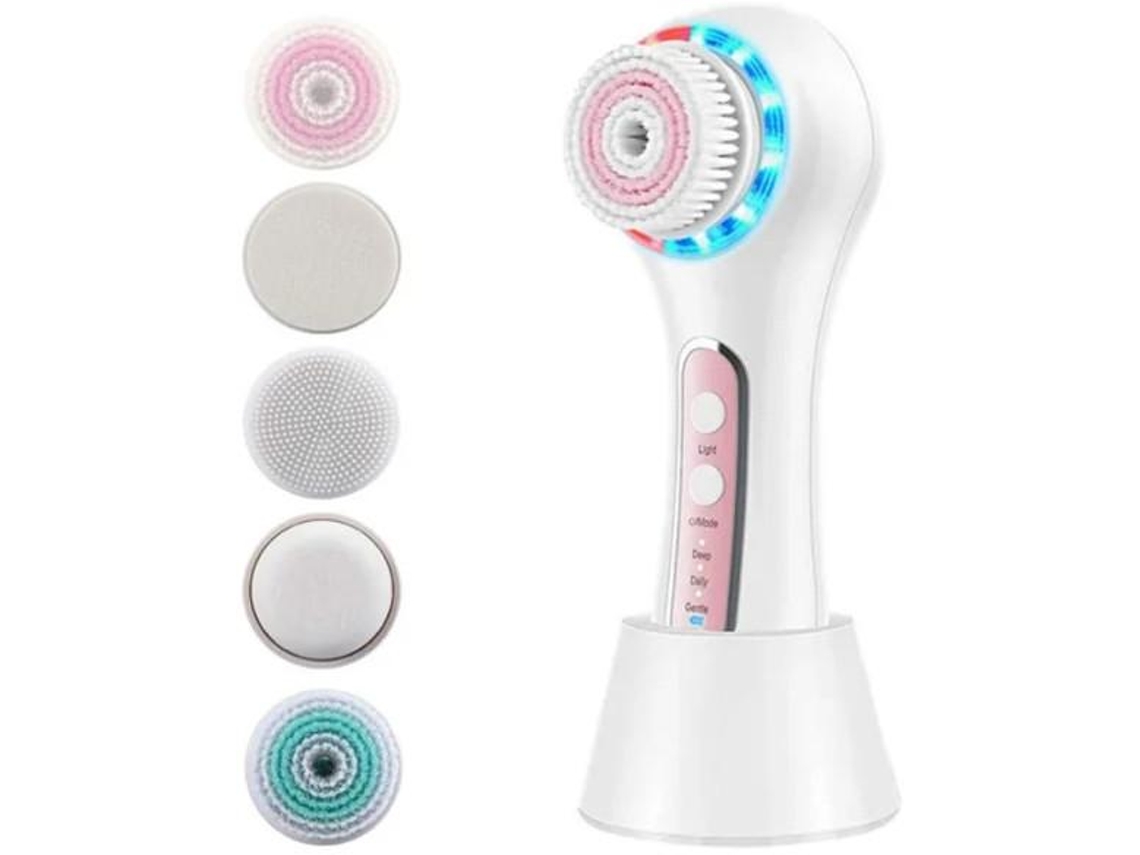 Esfoliante Facial Escova Rotativa Facial Elétrica Para Esfoliação Massagem E Limpeza Profunda Branca Yizhood