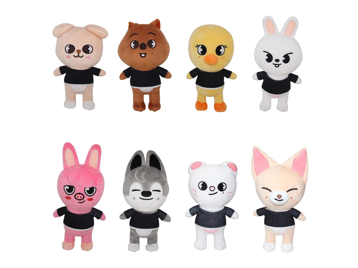 Mali 8pcs Boneca de Pelúcia de Tricô Lavável com Corpo de Tecido Brinquedo Sensorial para Abraçar