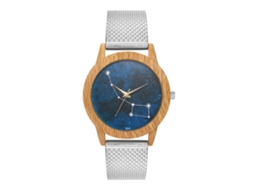 Reloj De Pulsera Casual De Moda Para Hombres Y Mujeres Con Correa De Malla Plata