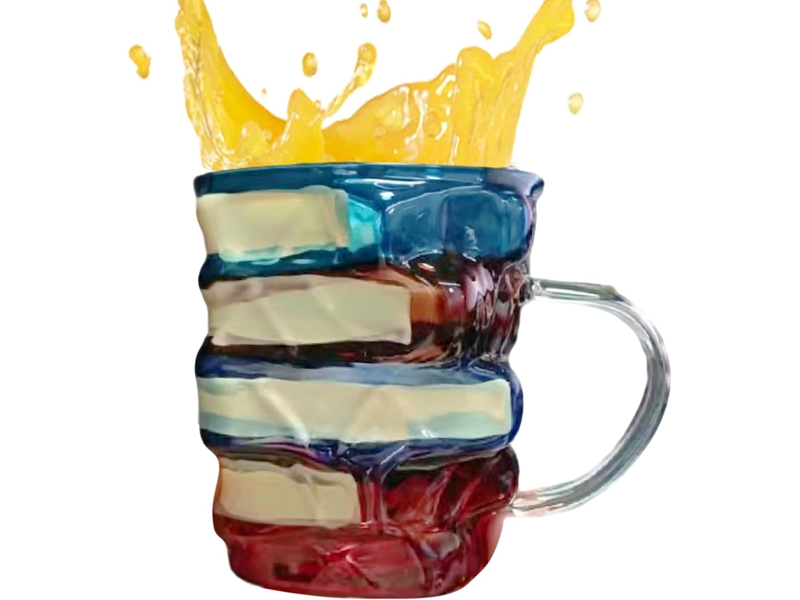 Caneca De Café Em Formato De Livro 3d | Coleção De Canecas De Vidro Empilháveis Em Formato De Livros Gokoco