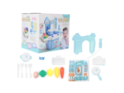 Mali brinquedo de Cozinha Simulação Utensílios de Cozinha Jogo Educativo para Crianças Ciano