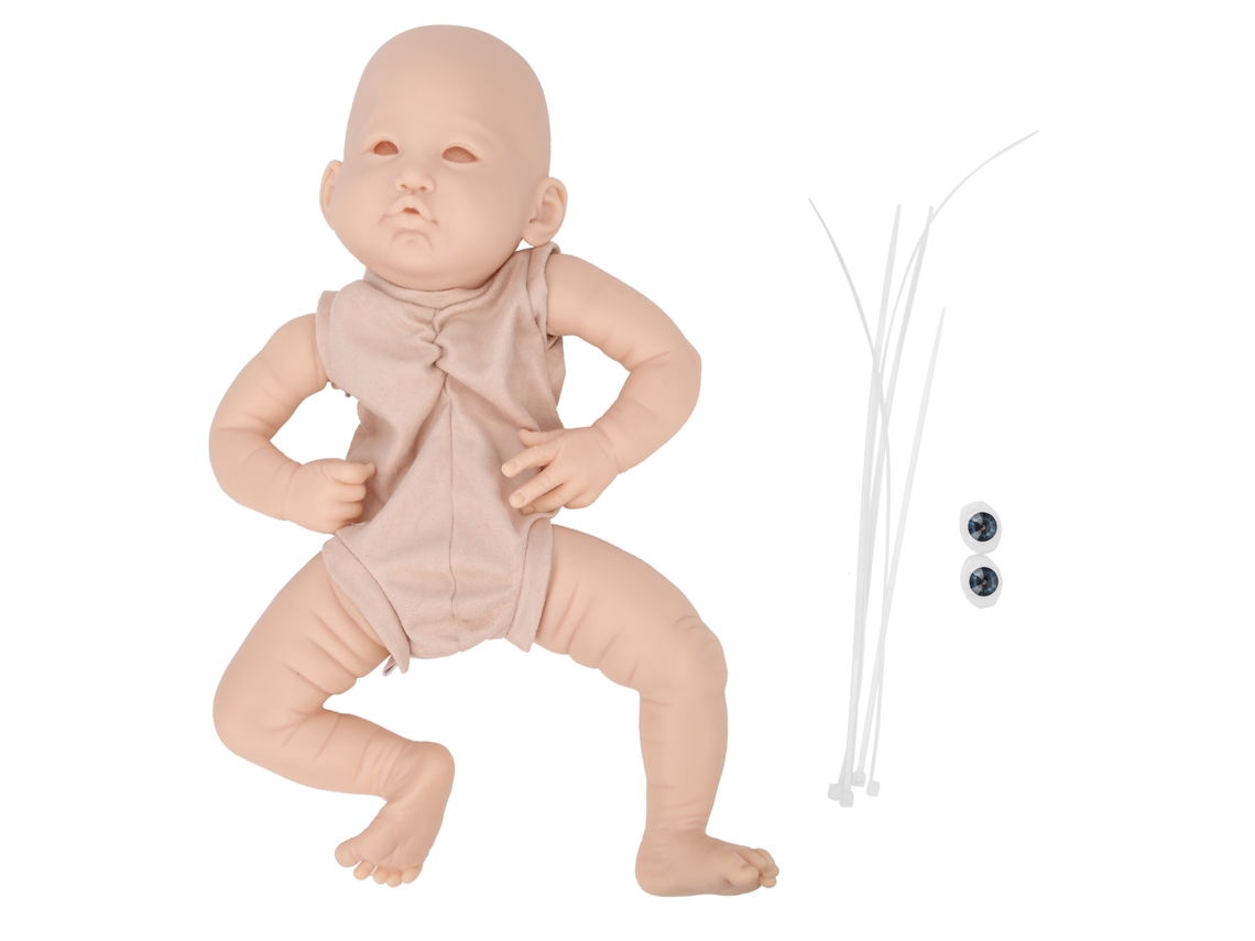 2026 kit de Boneco Reborn Sem Pintura em Vinil Peças Diy Moldes Realistas Bebê 22 Polegadas