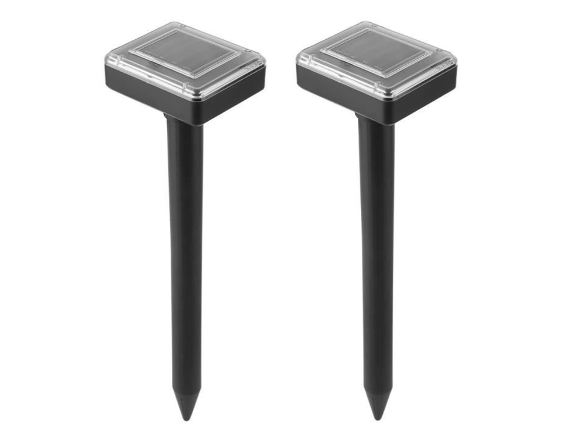 Repelente ultrassônico para animais, pacote com 2 unidades, repelente de mosquitos e roedores, Wavemouse, repelente ultrassônico para animais, para fazendas Leshp
