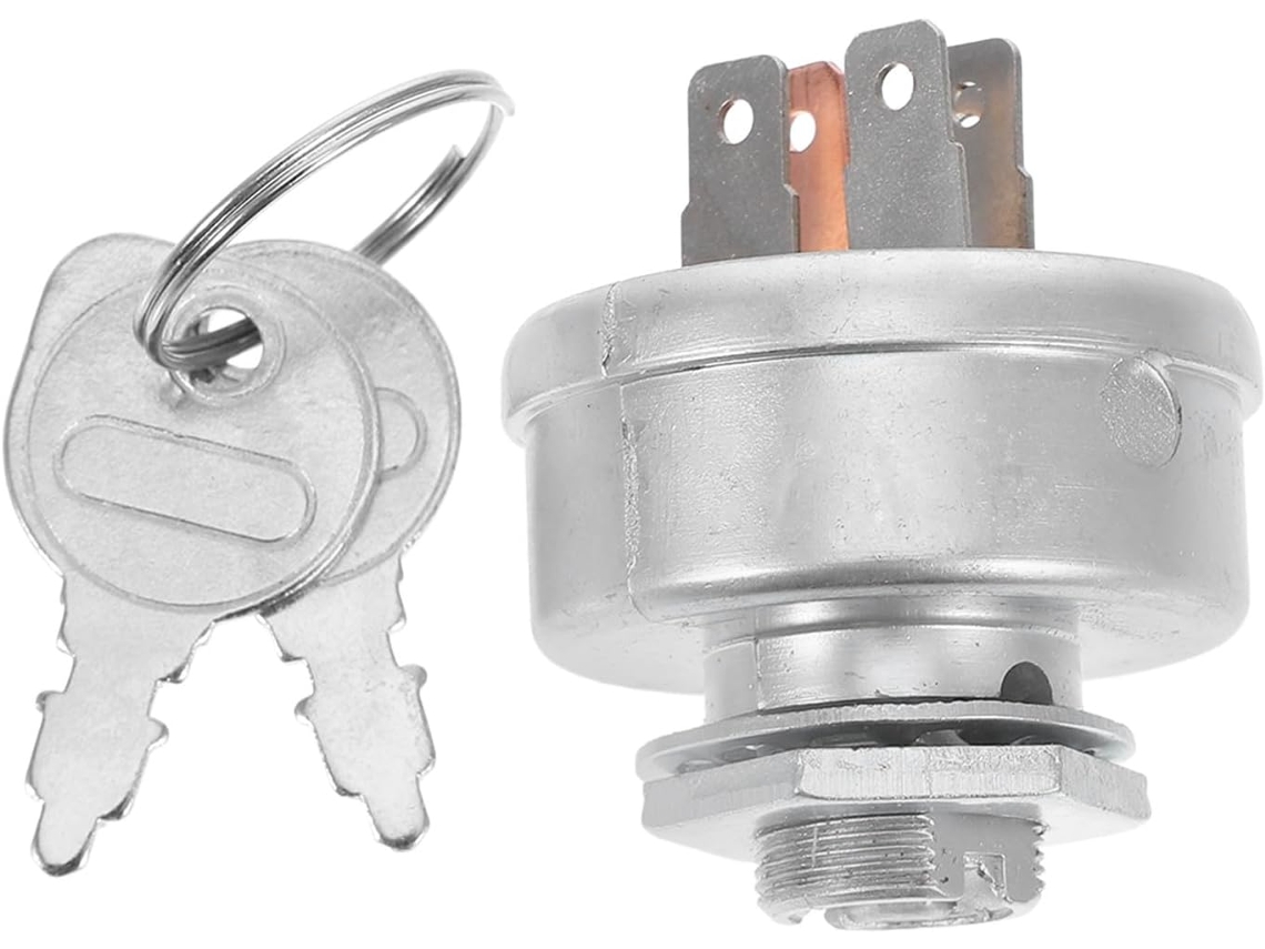 Interruptor de Ignição Inoomp 925 0267 com Chave para Cortador de Grama. Peça de Reposição Compatível com 725 0267 CHABERLU