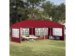 Vidaxl Tenda De Festa Pop-up 575 X 289 X 245 Cm Borgonha