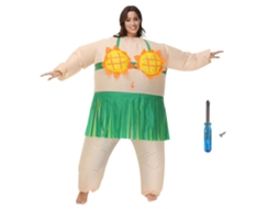 Traje de Ballet Inflável Adulto Girasol 150 190cm Poliéster À Prova D'água para Festas Carnaval Halloween | S/MARCA