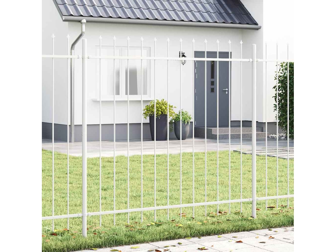 Vidaxl Cerca Para Jardim Woerden 2 Unid. 3,4 X 1,5 M Branco
