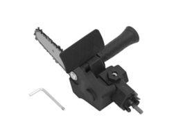 Adaptador de Furadeira Primerox para Serra Elétrica com Manopla de Aço Inoxidável para DIY 4 polegadas