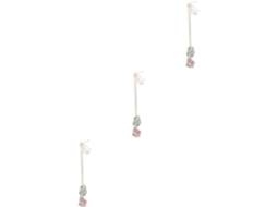 Conjunto De 3 Adesivos Decorativos De Cristal Para Lixeira De Carro