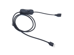 Extensores De Porta Usb Flexíveis 1 Metro Com Botão Pressão Para Operação E Cabo