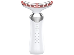 Massageador Facial Antirrugas Massageador Facial 4 Em 1 Rf Para Pescoço Para Levantamento Antienvelhecimento E Firmeza Da Pele Flácida Branco Yizhood