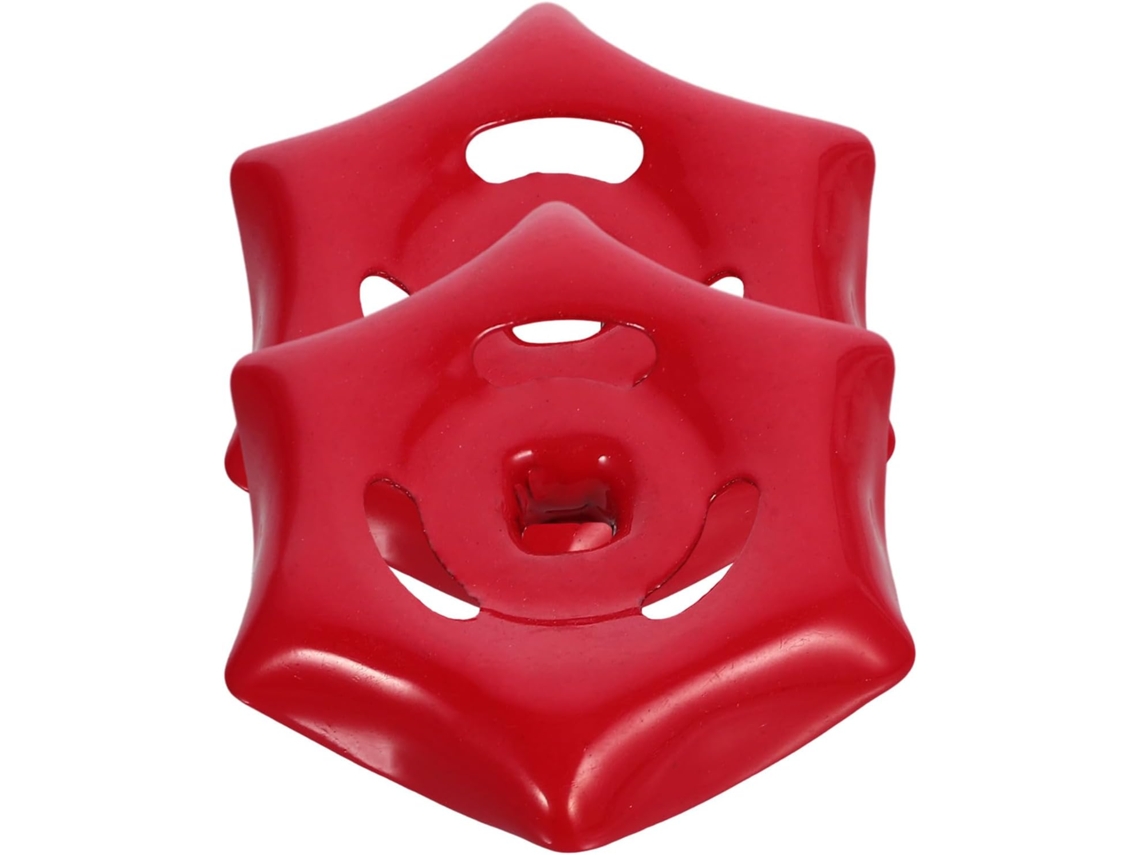 Conjunto De 2 Puxadores De Válvula Com Furo Quadrado De 6 Mm Em Ferro Vermelho, Conexão Estável E