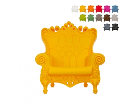 Poltrona trono de design moderno Slide Queen of love