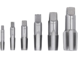 Kit De 6 Peças De Ferramentas Para Roscas E Tubos Npt Em Aço Carbono