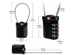 Cadeado Temporizador com LCD BRILVIBERA (2 Unidades)
