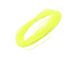 Linha com mosca flutuante AQUAFORGE 30,5m amarela, peso na frente