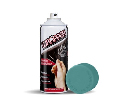 Spray De Tinta Removível Wrapper, Cor Ral 5018 Turquesa Wrapper Spray