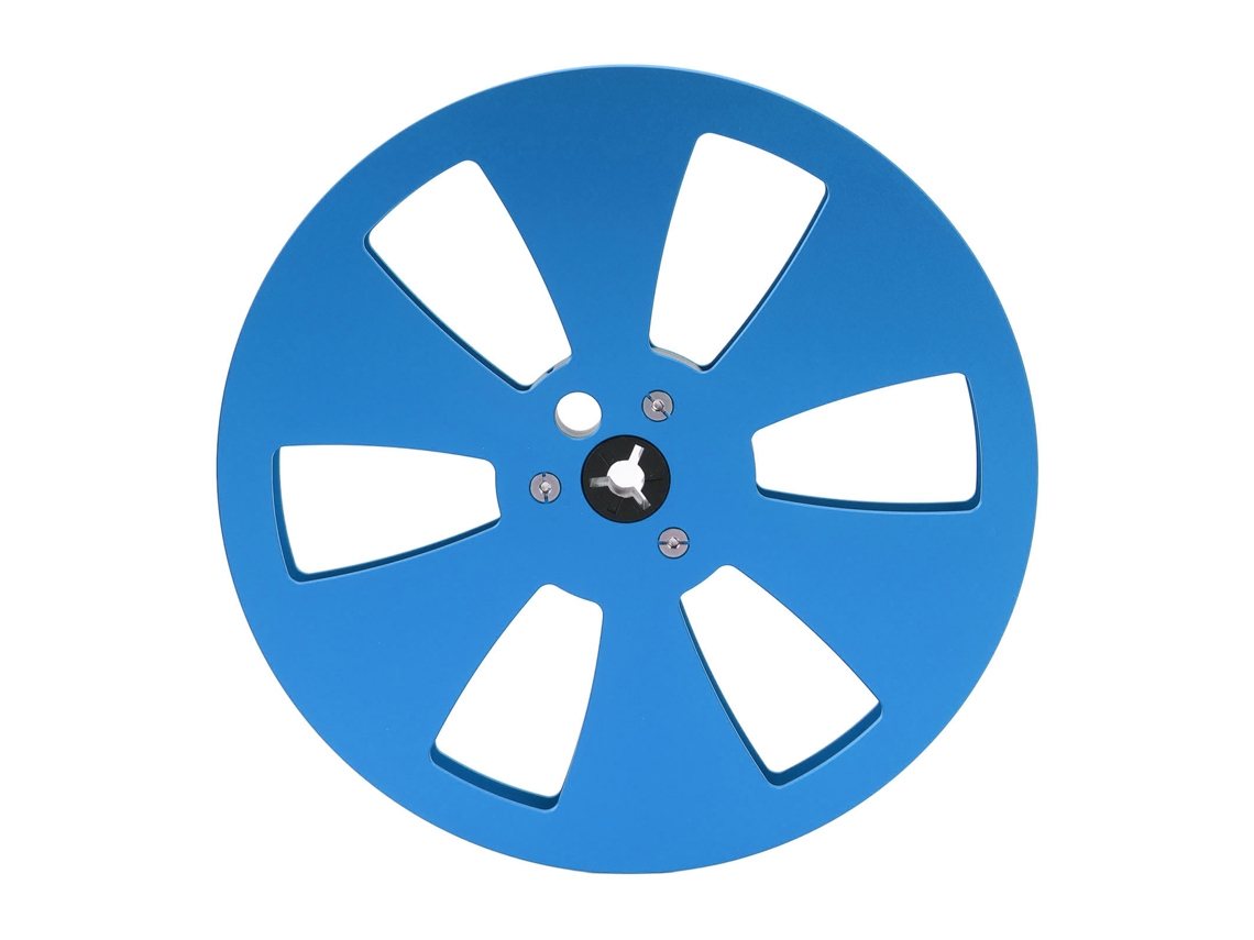 Bobina Mali de Fita Vazia 7 polegadas 1/4 universal Revox azul preto
