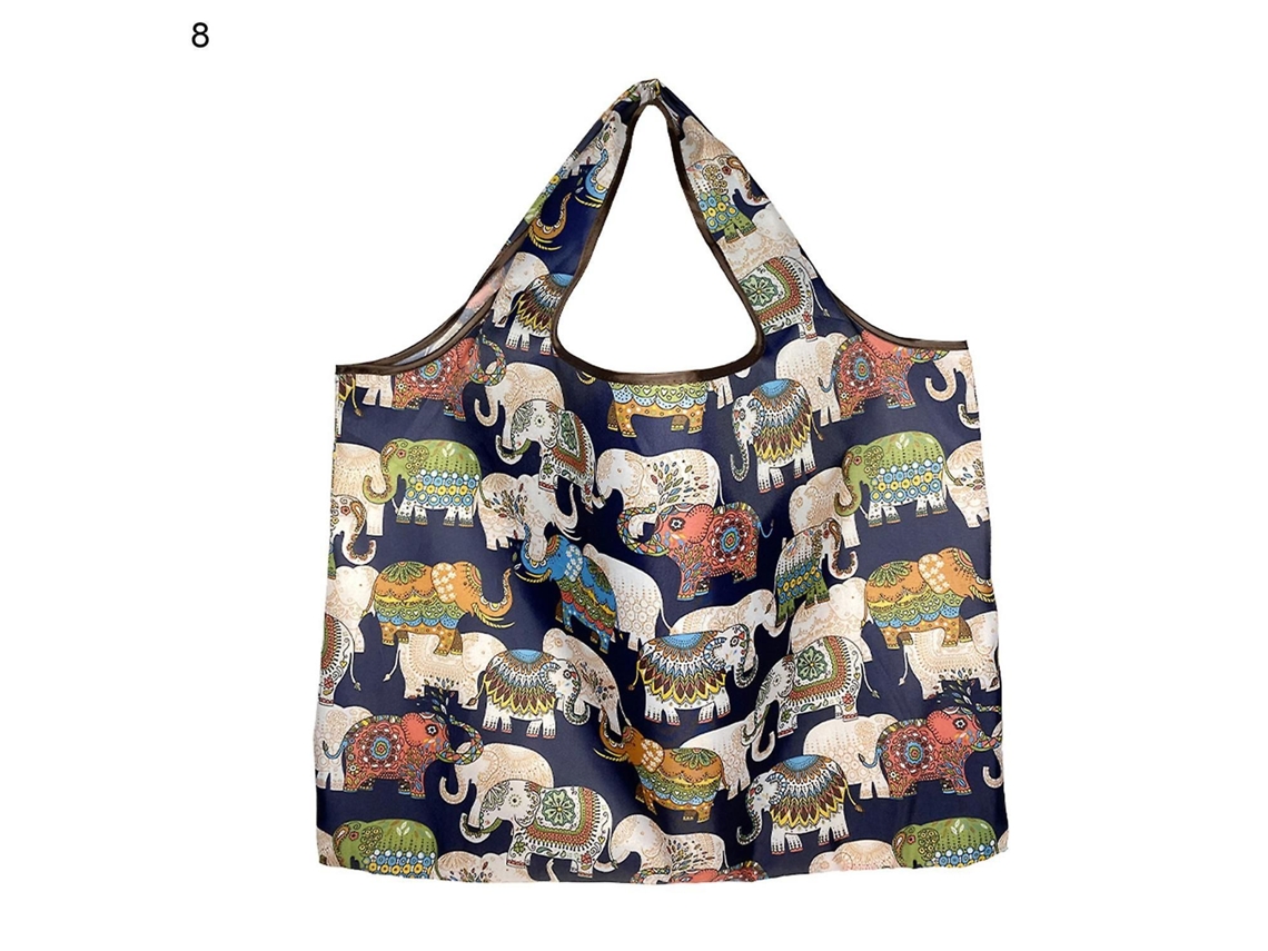 Sacola De Compras Dobrável De Grande Capacidade Em Tecido Oxford, Linda E Delicada, Ideal Para Meninas.