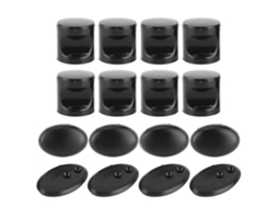 Licitantes para Portas de Vidro Deslizantes para Banheiro (Vendidas em Conjuntos de 4, Adequadas para Portas de Banheiro Deslizantes)