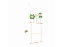 Organizador de Grampos para Cabelo Pendurado Design Floral Rústico Acessórios de Cabelo Armazenamento Parede