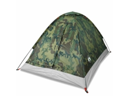 Camping Tent, Camping Tents Vidaxl Verde Poliéster (4 Pessoas)