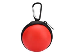 Bolsa Protectora para Poké Ball Switch Con Mosquetón, Material Abs, Color Blanco Y Rojo.