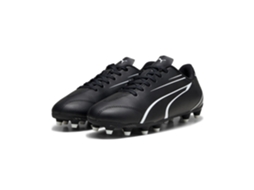 Chuteiras Puma Vitória Fg/ag Infantil Pretas/brancas Tamanho 32