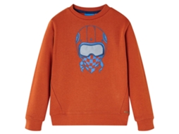 Sweatshirt Para Criança Cor Ferrugem-claro 104