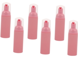 Conjunto De 6 Frascos De Espuma Recarregáveis Para Viagem, Com Bomba Dosadora Para Shampoo E Sabonete Líquido.