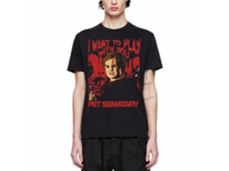 Rockinstone Pet Sematary Movie I Want To Play Black Adult T-shirt Size:xxxl