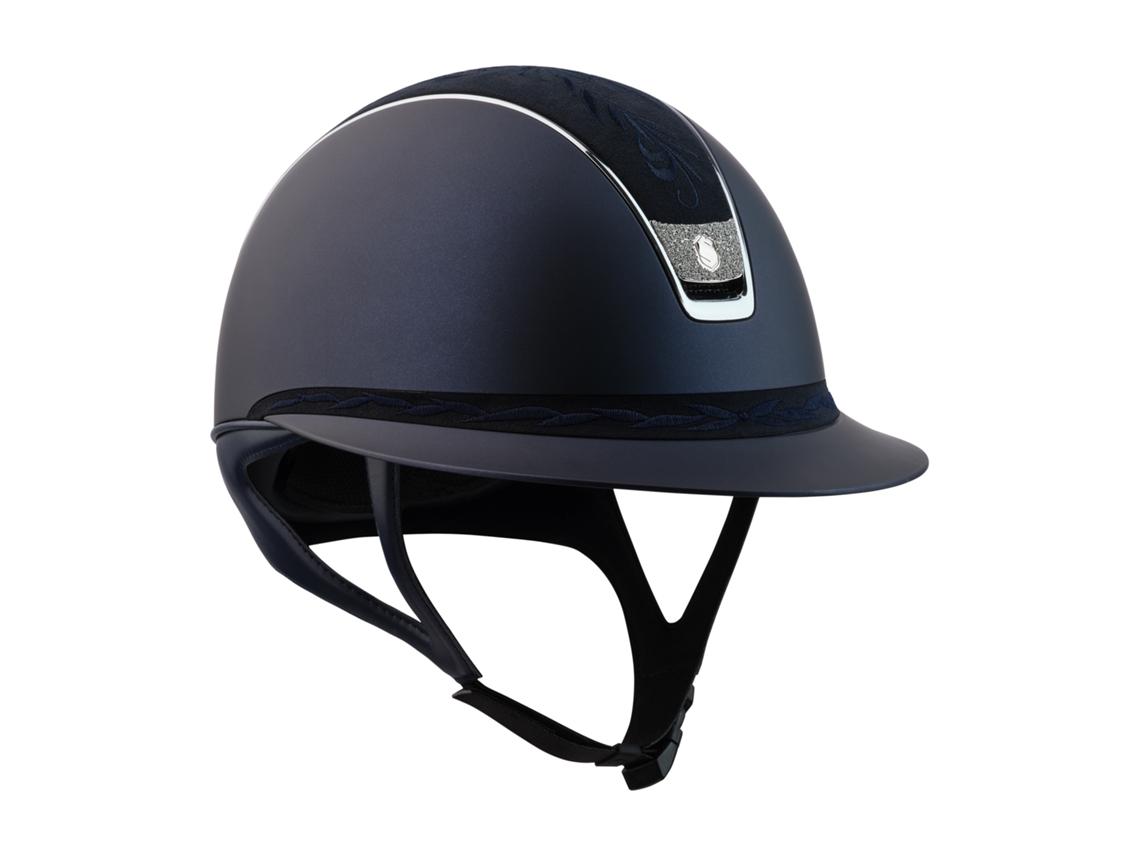 Capacete de Equitação SAMSHIELD Custom Miss Shadowmatt Flower Embroidery 2