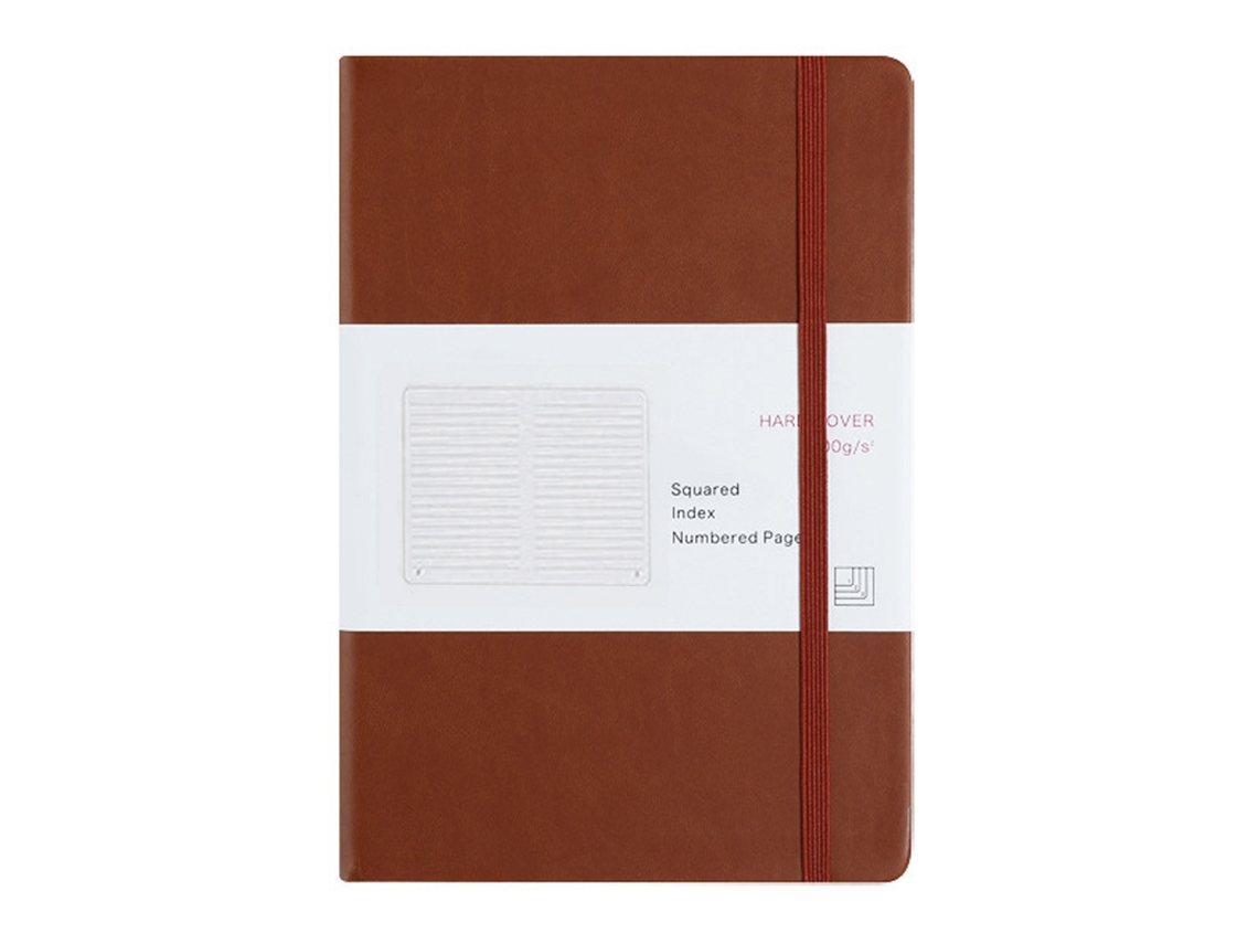 Caderno Linhas Horizontais A5 148x213mm Com Elástico