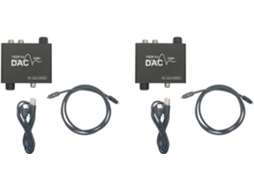 Adaptador Conversor de Áudio Digital Óptico Coaxial Toslink 2x 192khz SFUSHOS