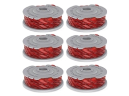 Conjunto De 6 Bobinas De Reposição Para Cortador De Grama Flymo Contour Xt E Contour 500xt, Fly047 510747890