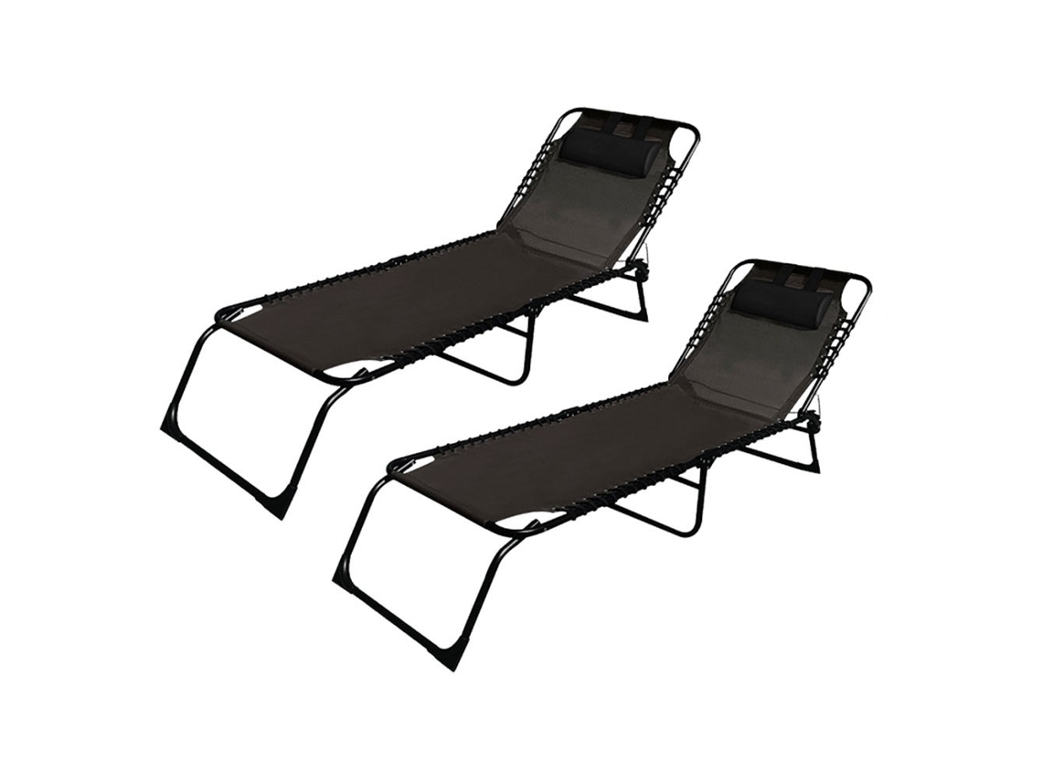 Espreguiçadeira Dobrável Marbueno Para Jardim E Piscina Com Encosto Ajustável Marbueno Summer