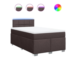 Box Spring Bed, Box Spring Beds Vidaxl Marrom Tecido (120 X 200 Cm)