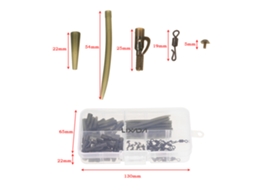 100 Clips de Chumbo para Pesca de Carpa Lixada