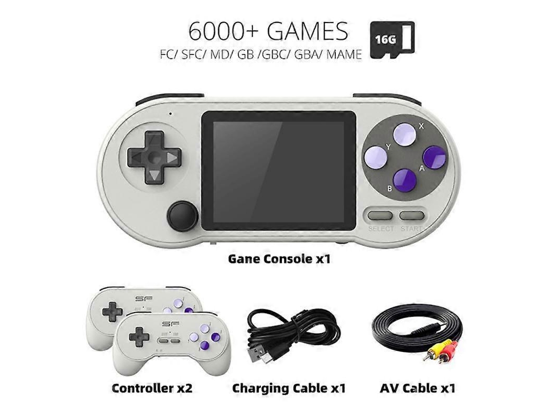 Frog Sf2000 3 Polegadas Ips Console De Jogos Portátil Mini Player Portátil Integrado 6000 Jogos Jogos Retrô Suporte Saída Av Ly Ebike