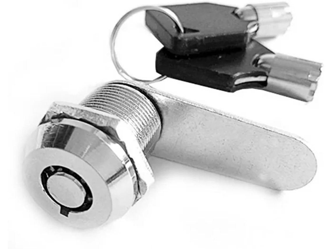 Fechadura Cilíndrica Com 2 Chaves Para Gaveta De Correspondência, Móveis E Equipamentos, 1 Unidade 25mm