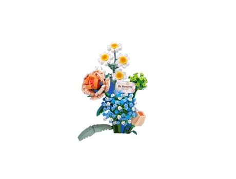 Blocos de Construção Brinquedos Flores Pupu Wj-0007 (Idade Mínima: 14 anos)
