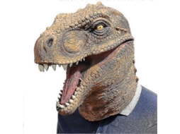 Máscara Realista De Cabeça De Dinossauro T Rex De Látex Para Fantasias De Halloween, Carnaval E Festas De Cosplay Olysi Shop