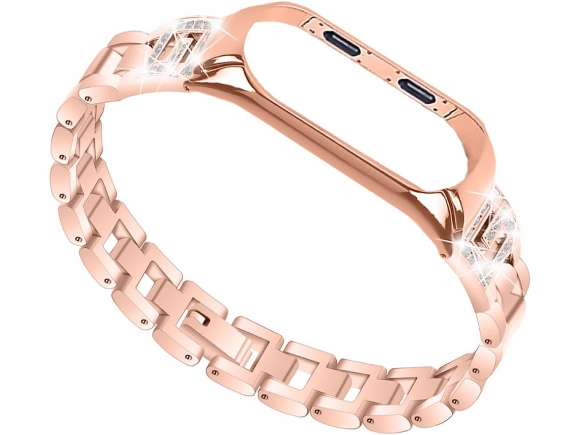 Pulseira De Relógio Com Diamantes Em Liga Zinco, Substituição Para