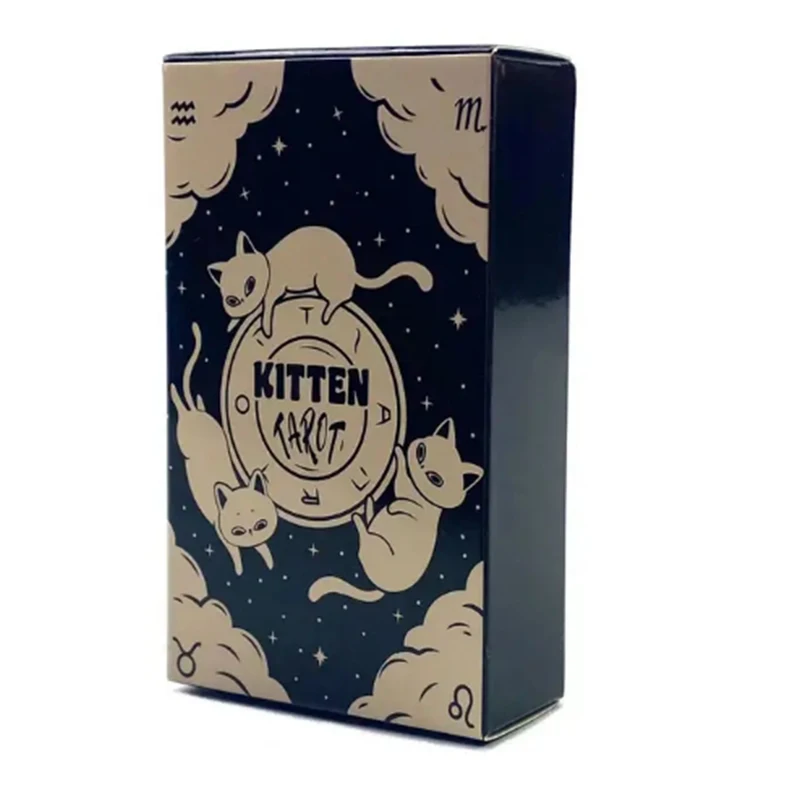 Tabuleiro De Jogo De Adivinhação Kitten Tarot A78 Side Card Oracle Visions, Novo Em Folha.