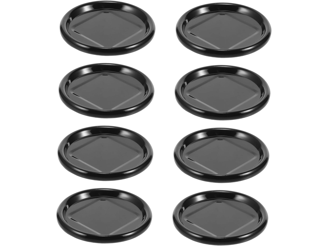 Conjunto De 8-protetores Pés Móveis, Tampas Redondas Antiderrapantes Para Rodízios De Cadeiras E Mesas, Proteção Durável
