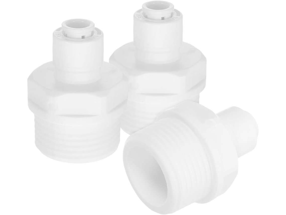 Conjunto De 3 Conectores Rápidos Para Mangueira Com Adaptador