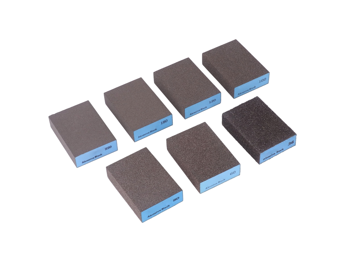 Conjunto De 7 Esponjas De Lixa Laxiscreed Para Madeira – Lixar A Seco Ou Molhado Com Qualidade