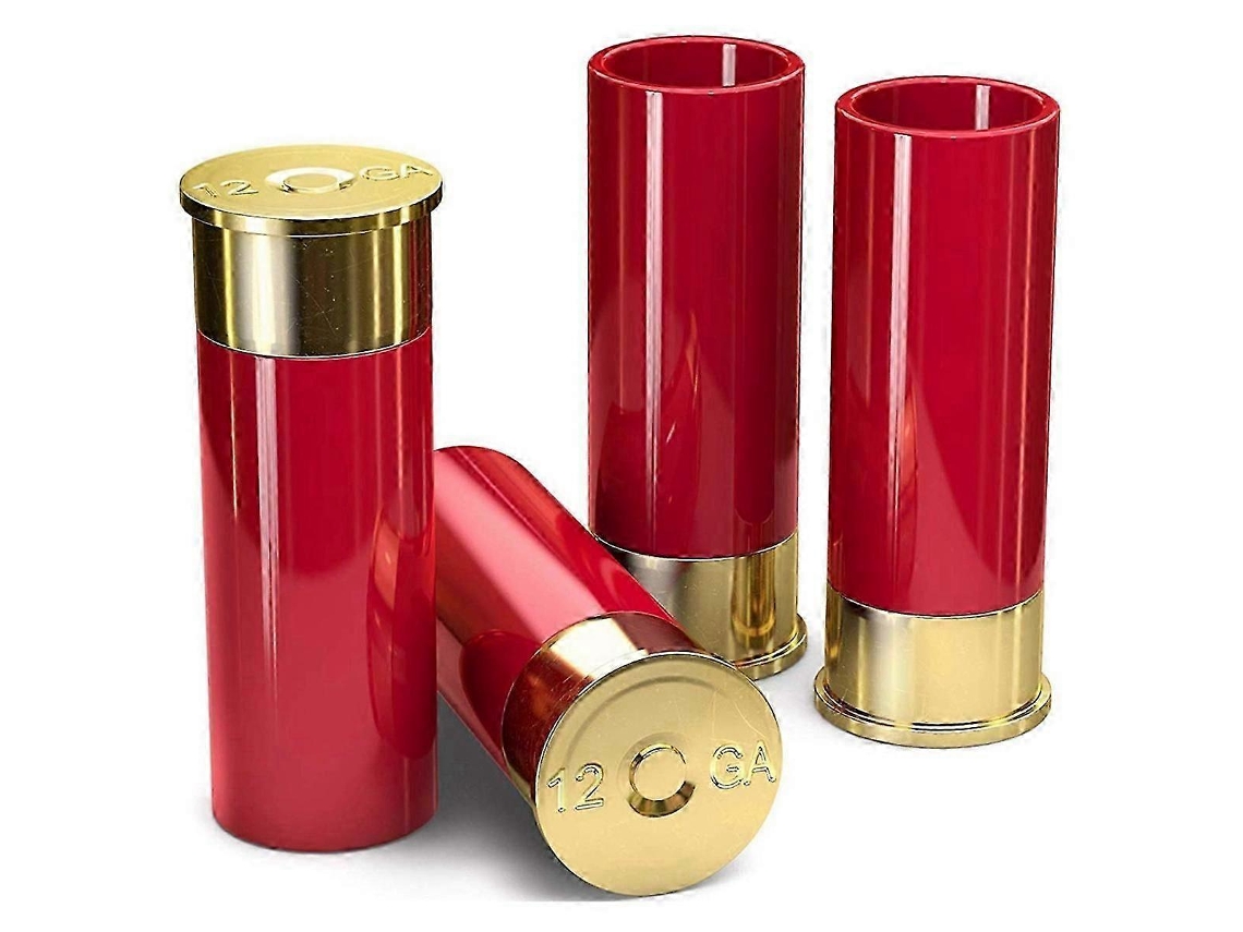 4 Copos Shot 12 Gauge Para Tequila