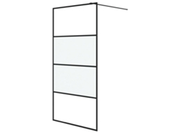Shower Wall, Shower Walls Vidaxl Preto Vidro (100 X 195 Cm)